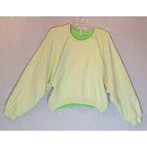 Humanoid Reversible Knit Top Chartreuse Bright Green